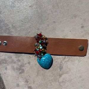 Beautiful heart shaped crystal bracelet